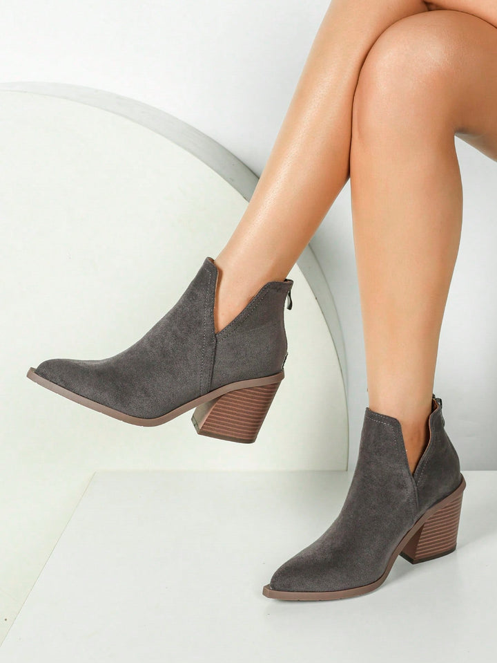 Botine SHEIN, gri