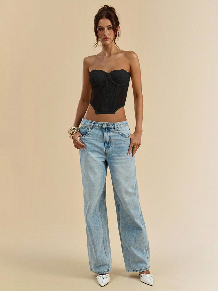 SHEIN felső, fekete