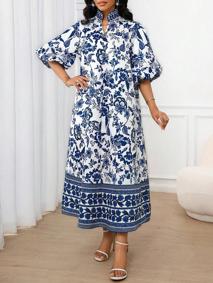 Rochie maxi SHEIN, albastru