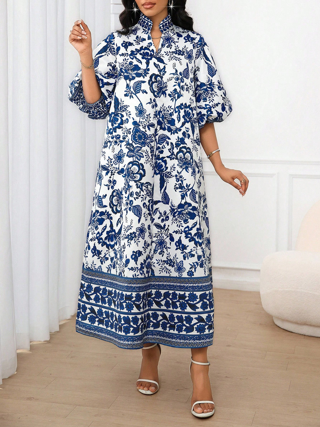 Rochie maxi SHEIN, albastru