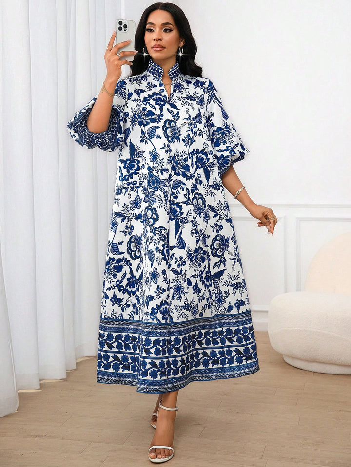 Rochie maxi SHEIN, albastru