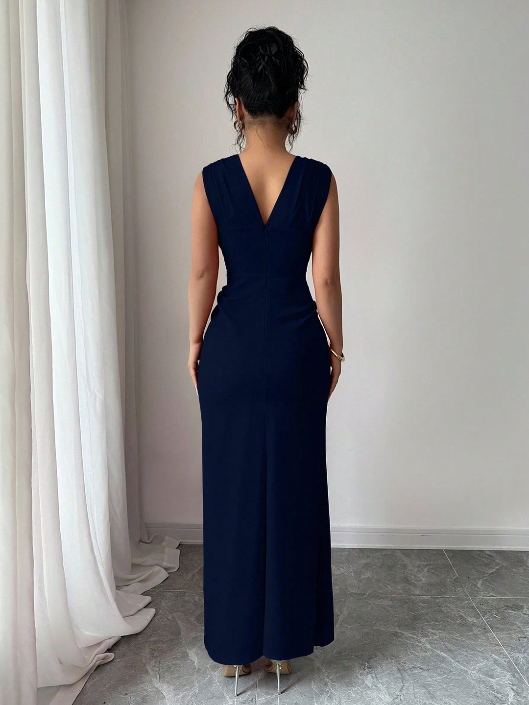 Rochie maxi SHEIN, albastru