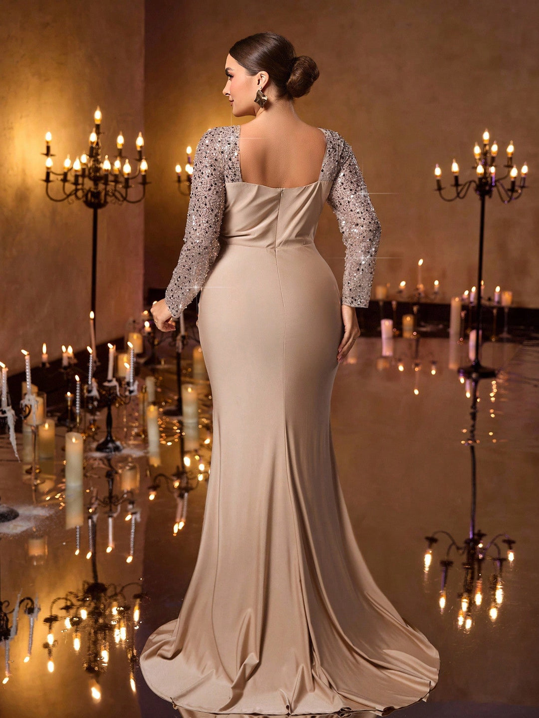 Rochie SHEIN, kaki