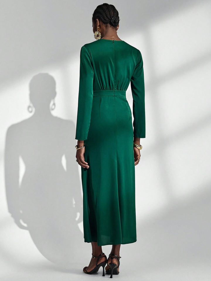Rochie maxi SHEIN, verde