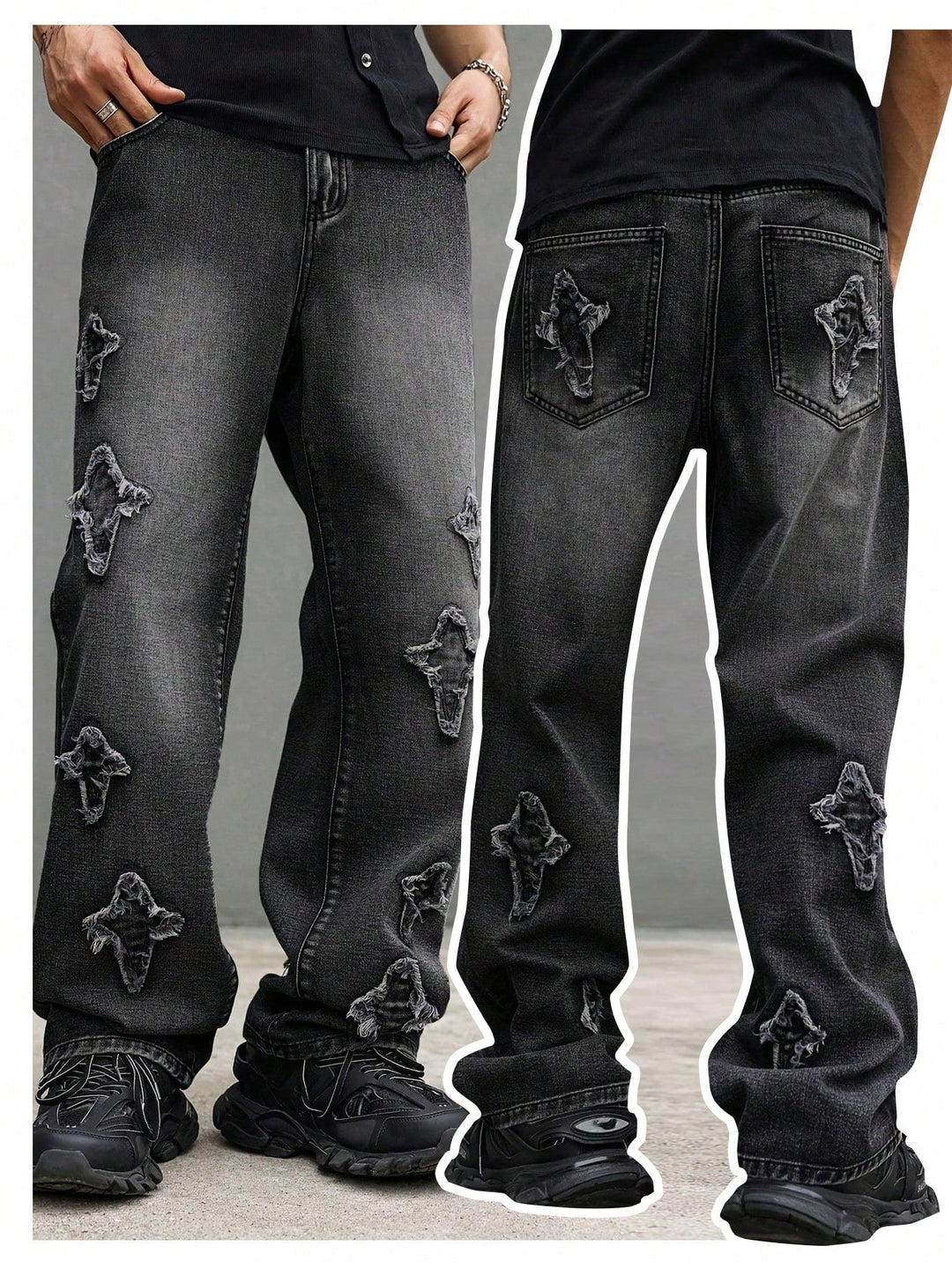 Jeans SHEIN, negru