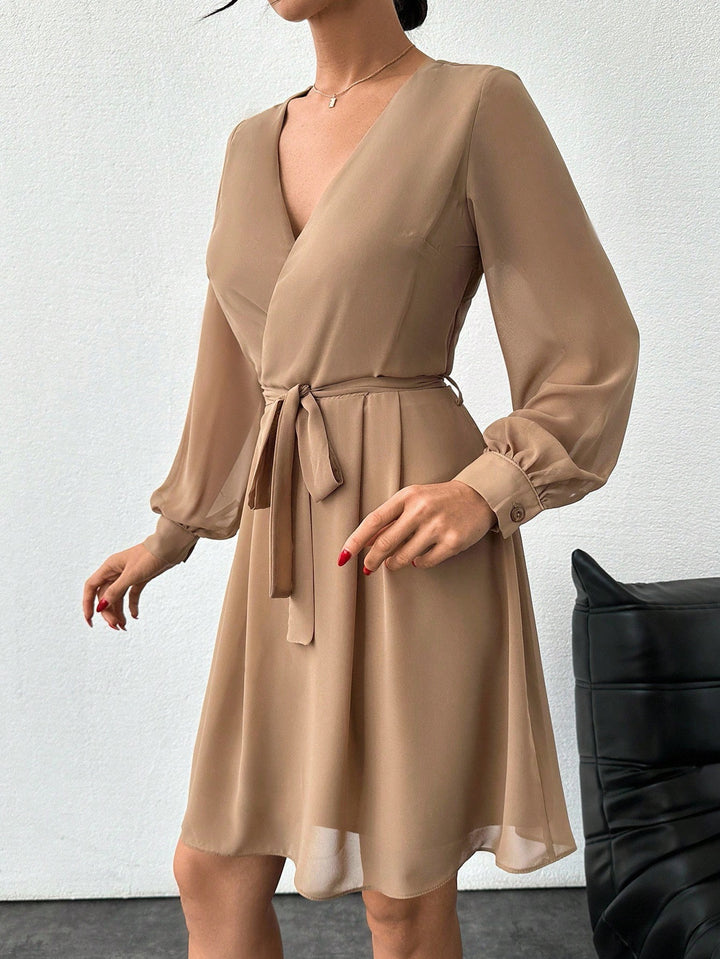 Rochie scurtă SHEIN, bej