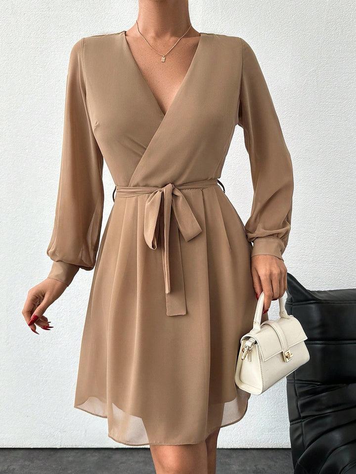 Rochie scurtă SHEIN, bej