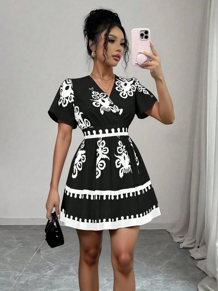 Rochie scurtă SHEIN, negru