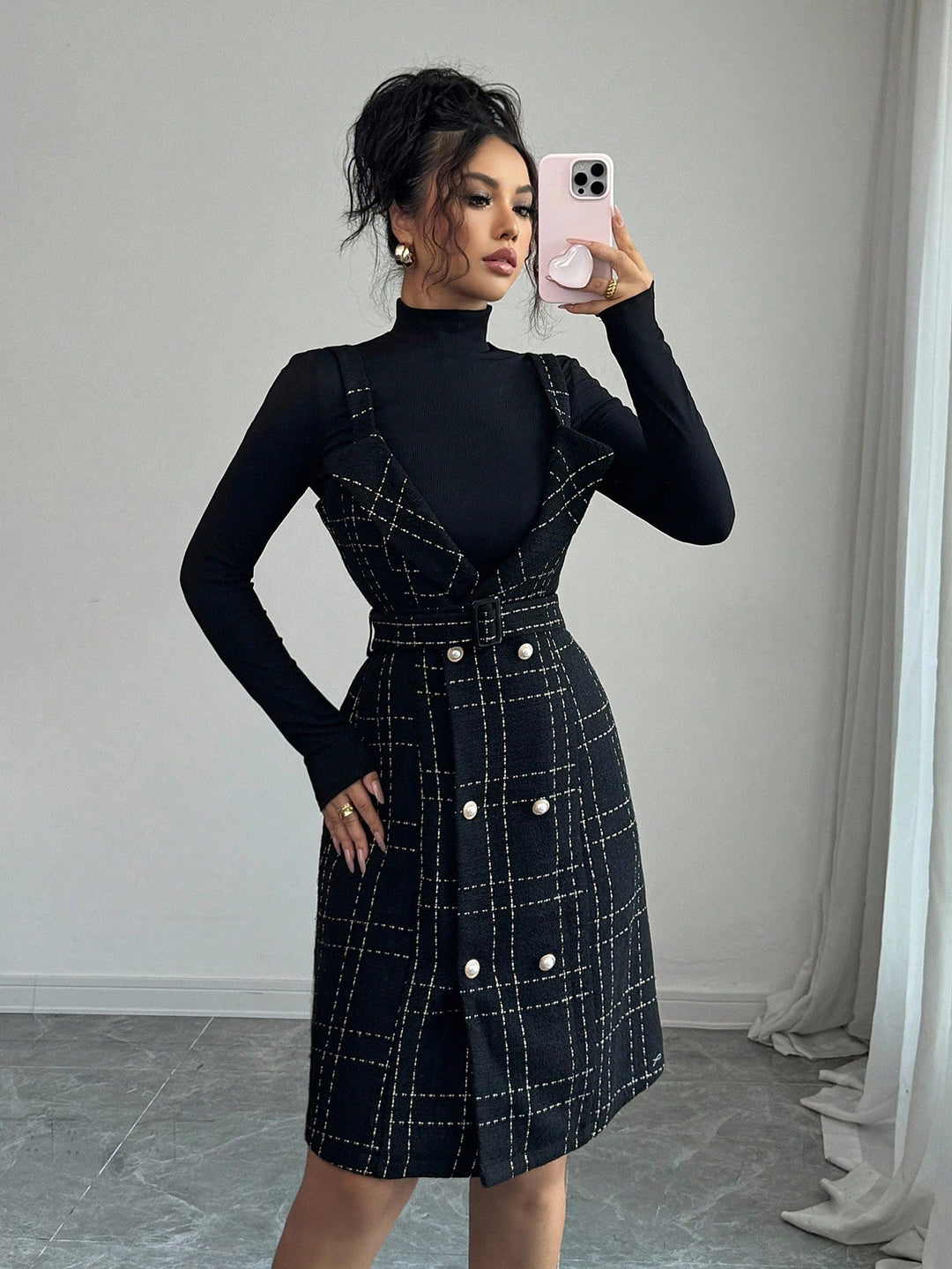 Rochie scurtă SHEIN, negru