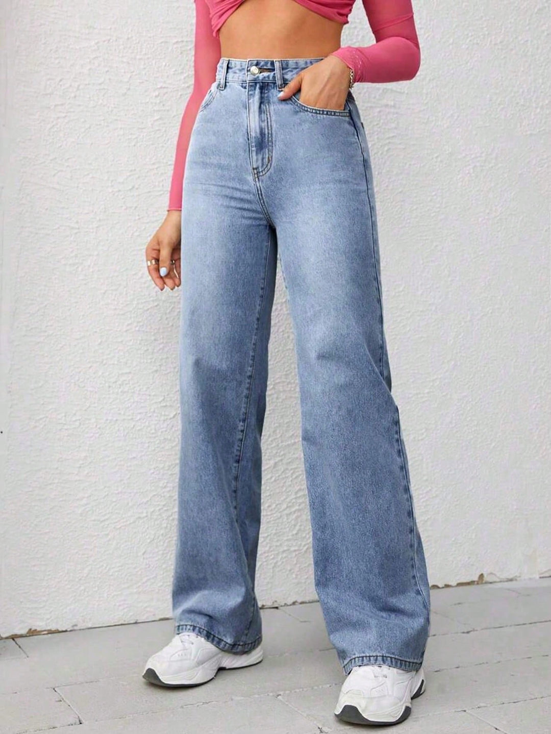 Jeans SHEIN, albastru