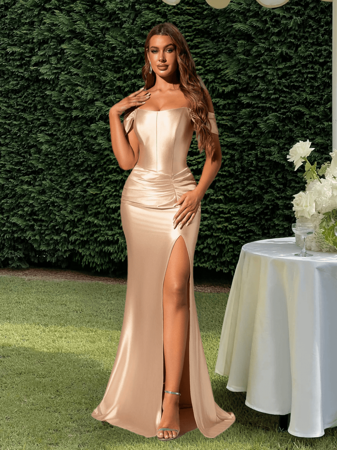 Rochie SHEIN, auriu