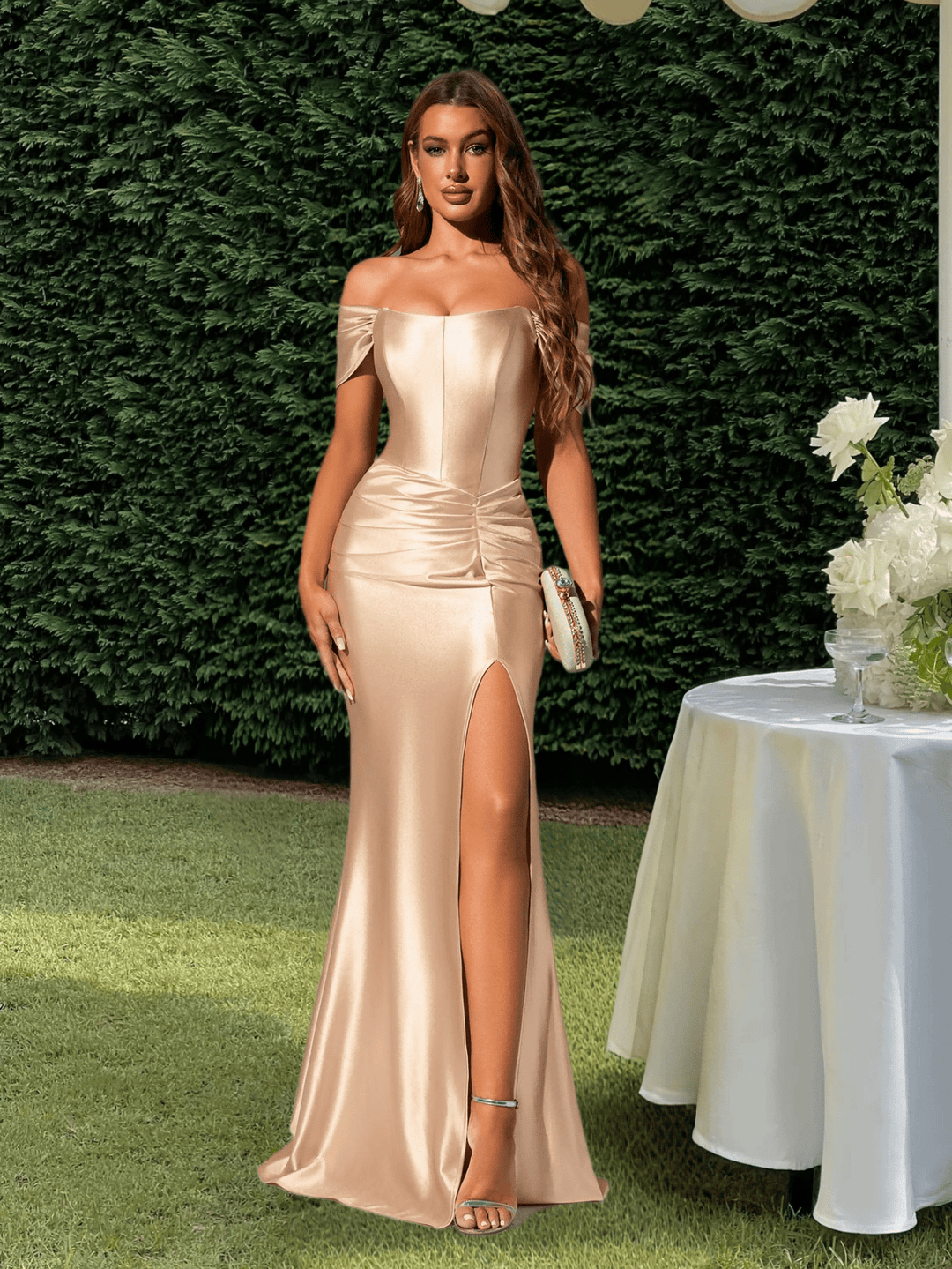Rochie SHEIN, auriu