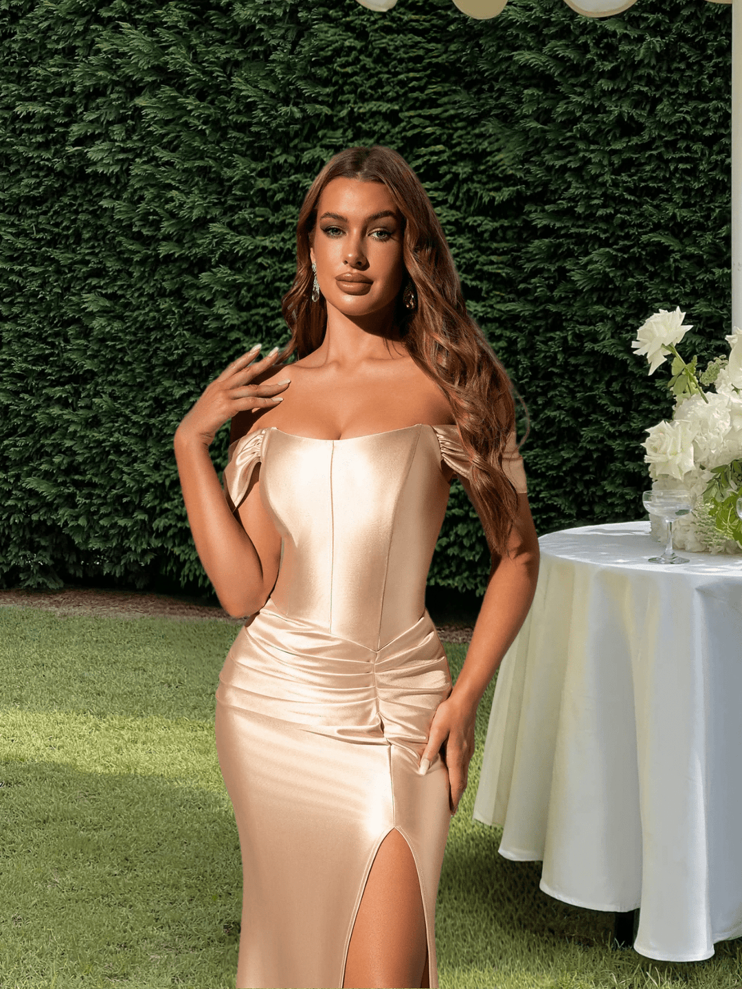 Rochie SHEIN, auriu