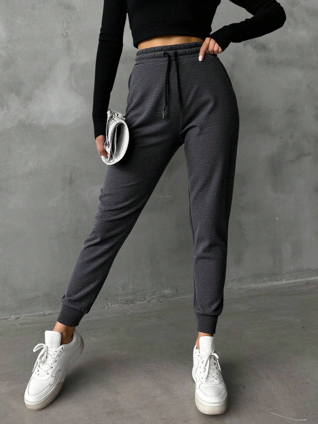 Pantaloni SHEIN, gri