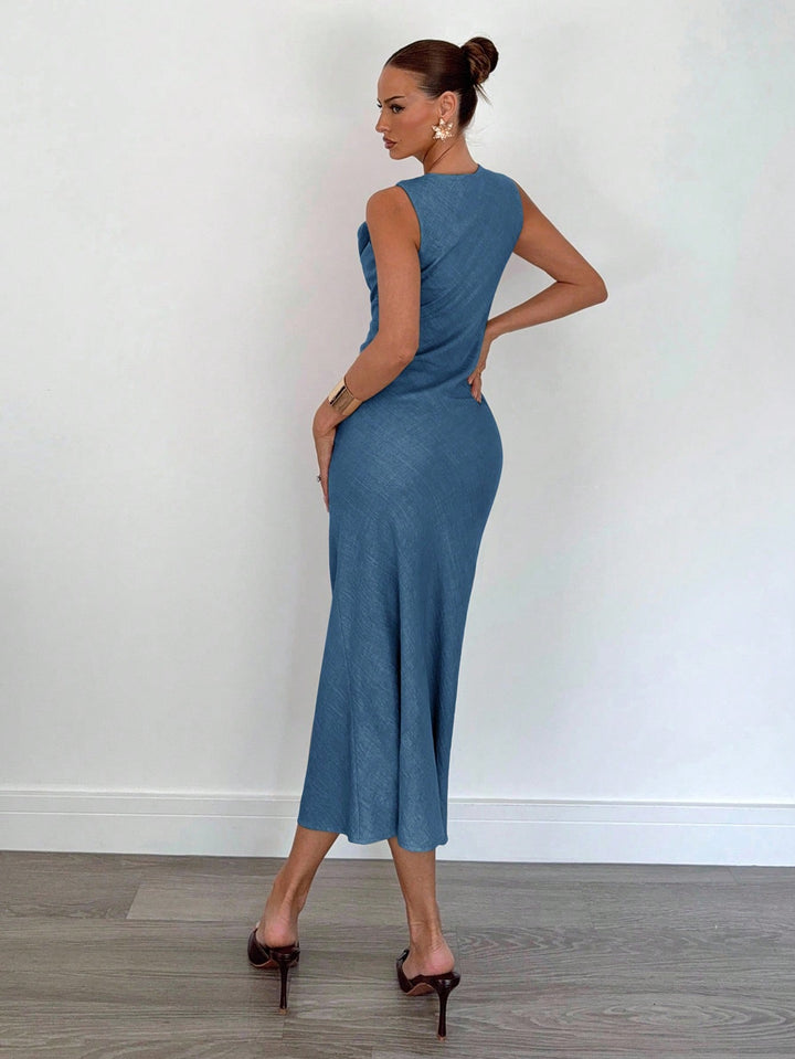 Rochie midi SHEIN, albastru