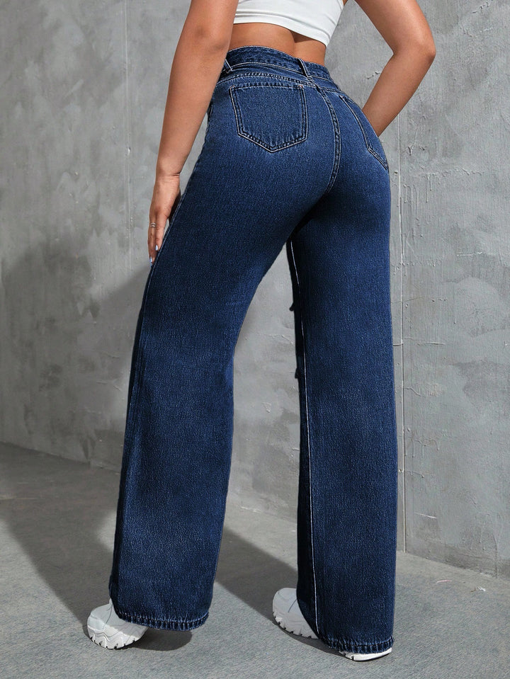 Jeans SHEIN, albastru