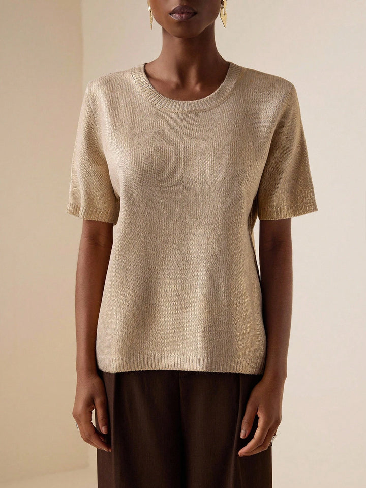 SHEIN blúz, arany