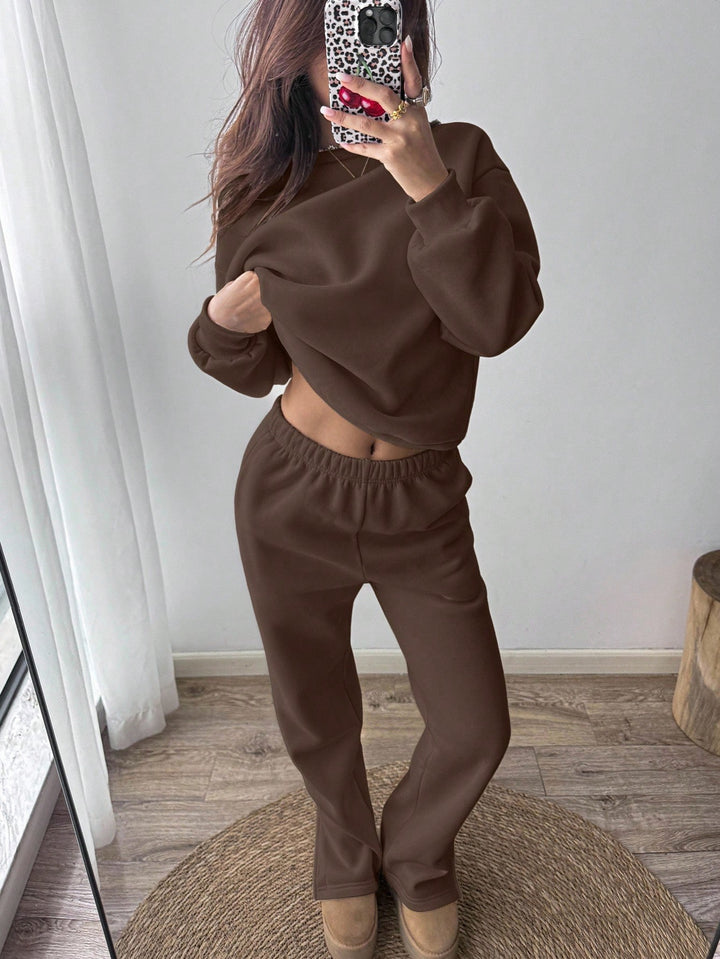 SHEIN szett, barna