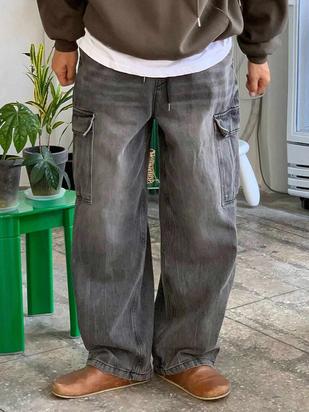 Jeans SHEIN, gri