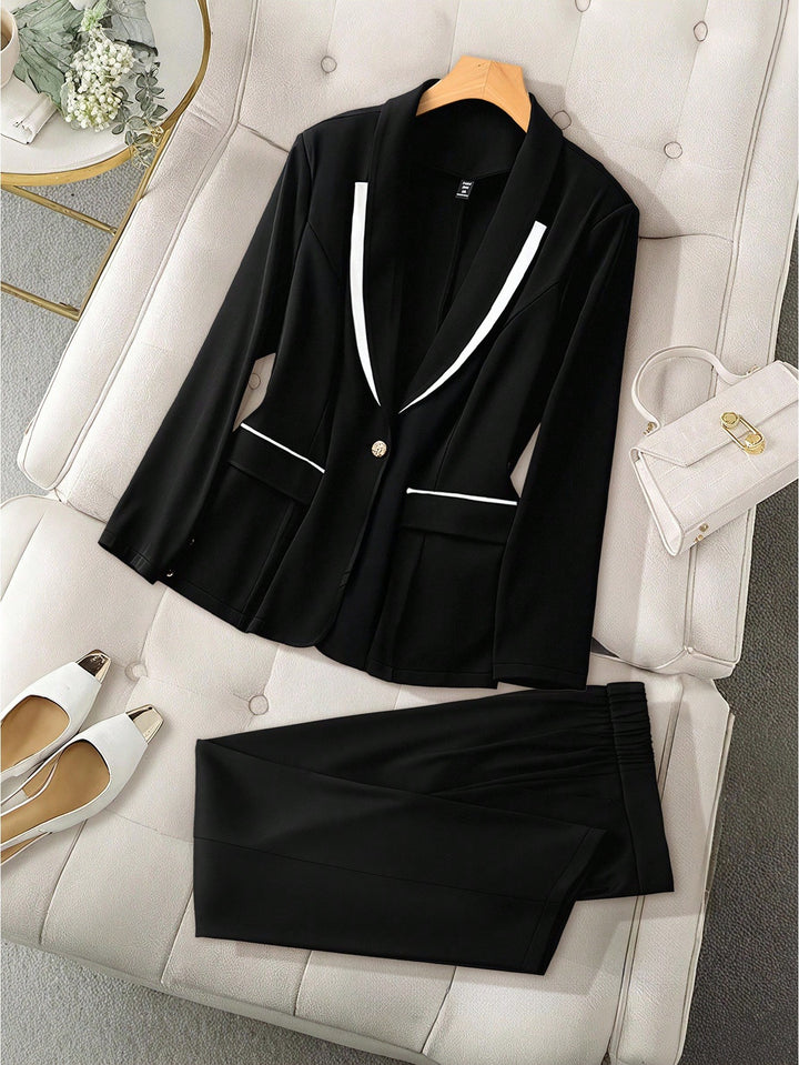 Costum SHEIN, negru