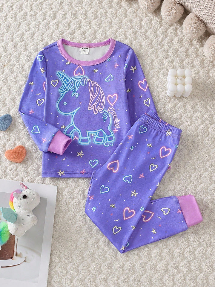 Compleu pijamale SHEIN, mov