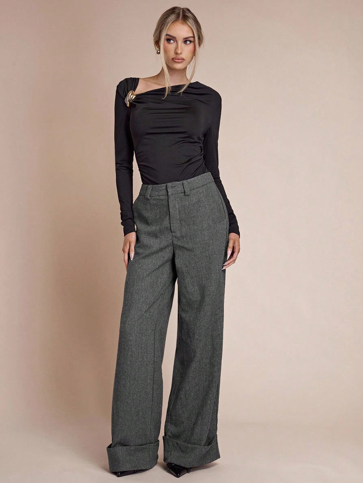 Pantaloni SHEIN, gri