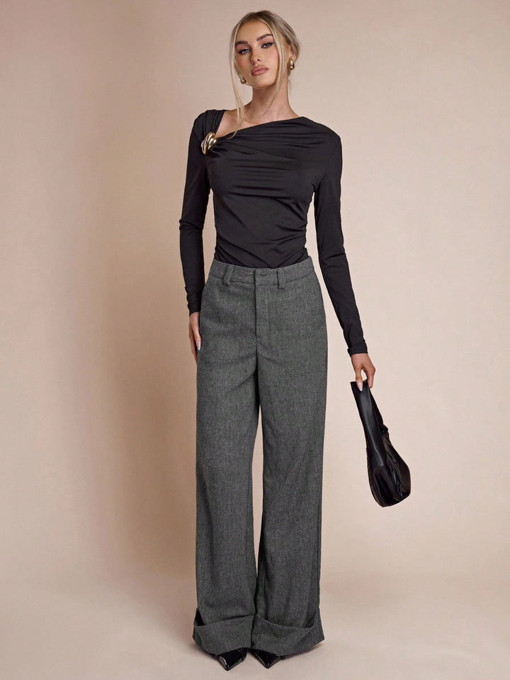 Pantaloni SHEIN, gri