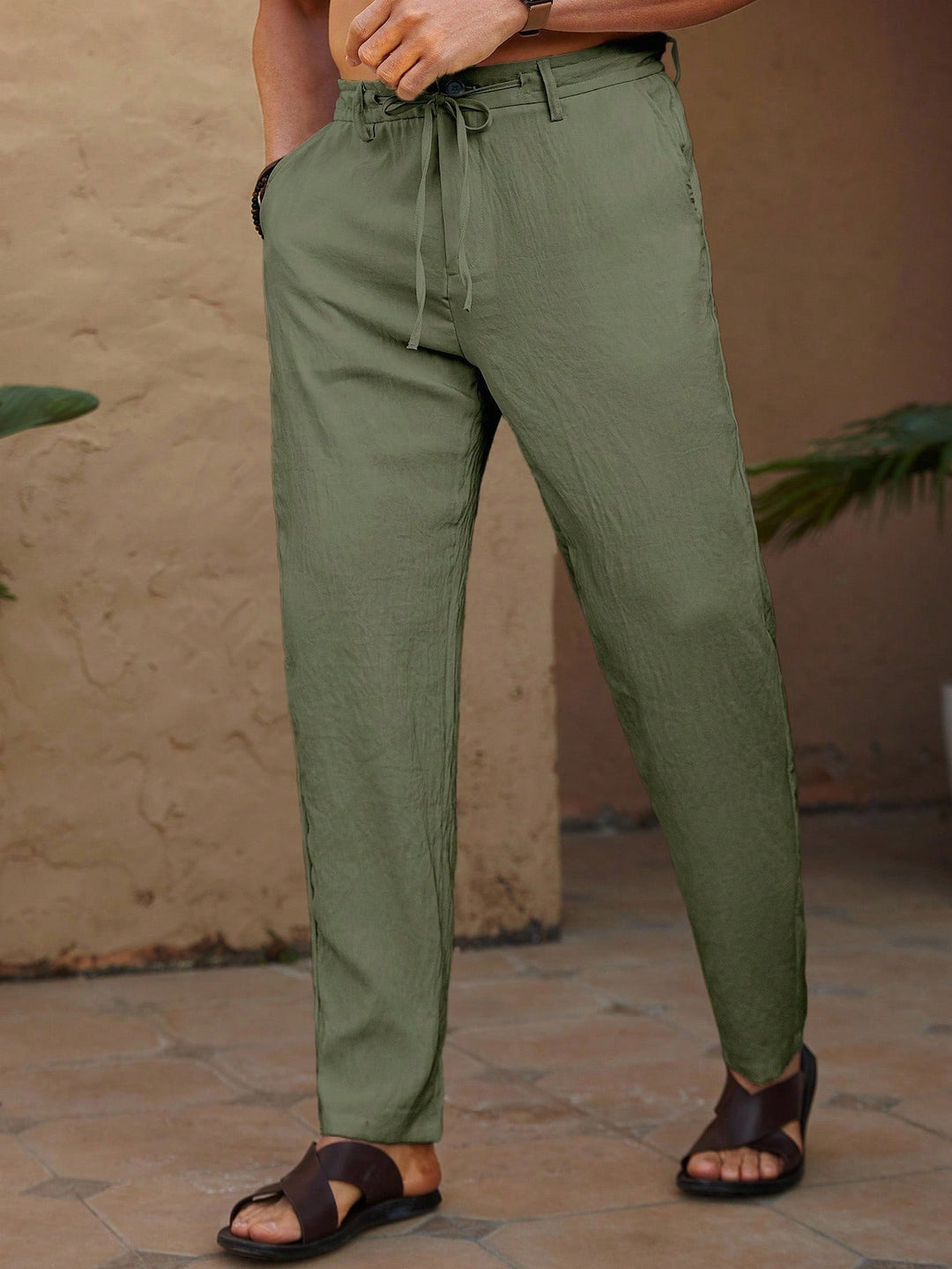 Pantaloni Shein, verde