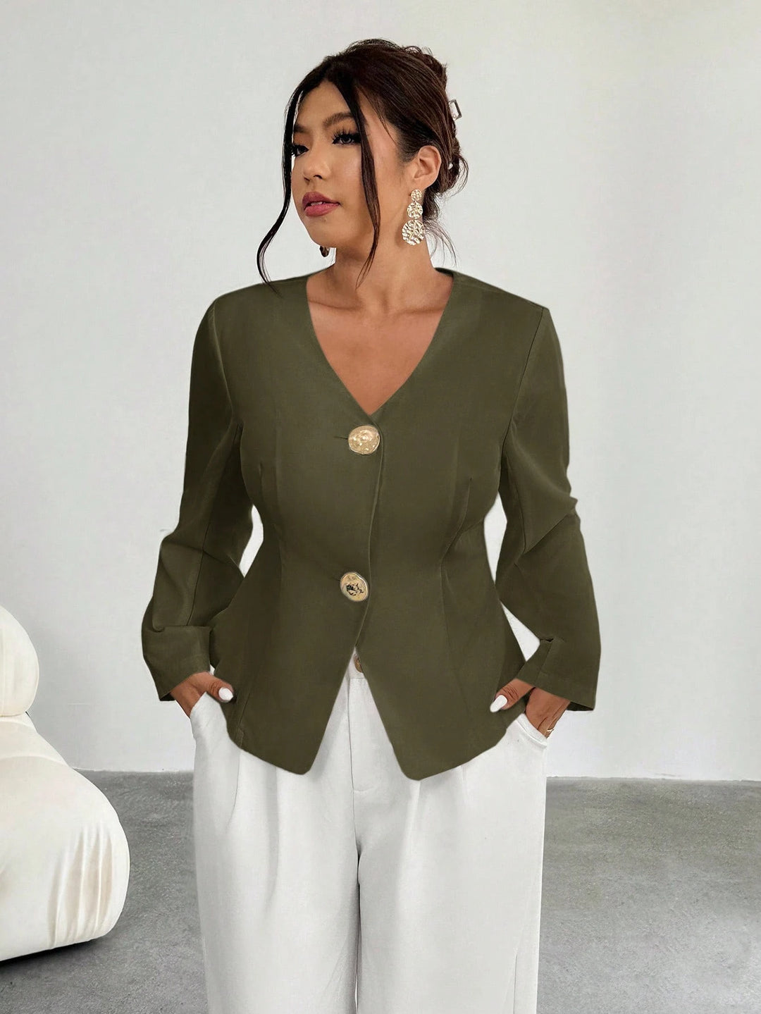 Sacou SHEIN, verde