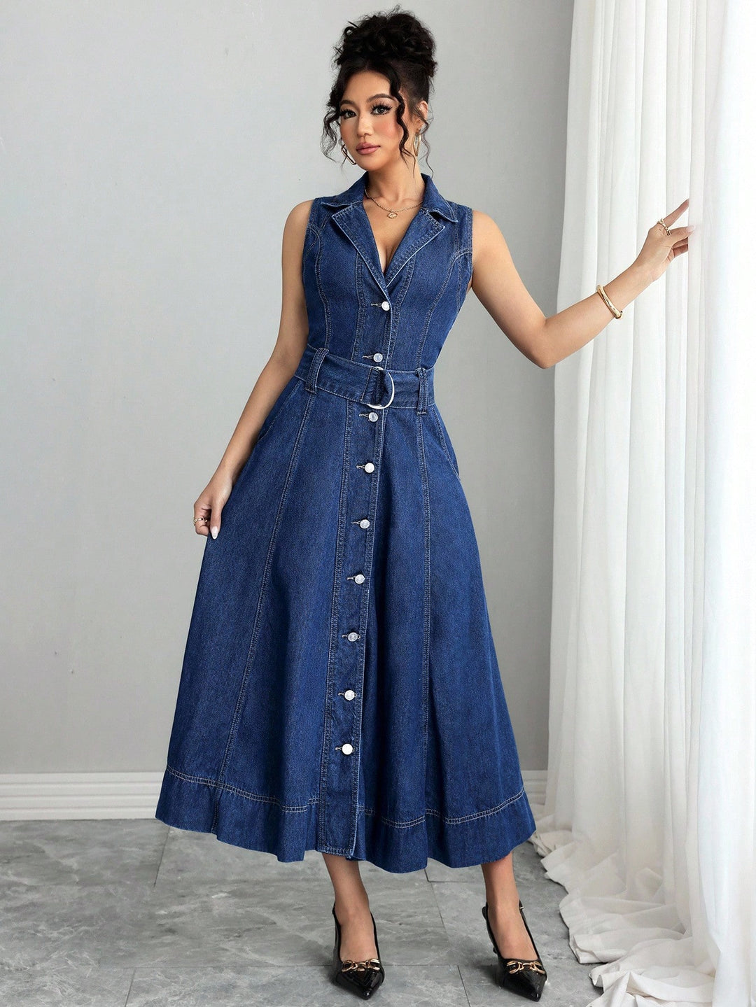 Rochie de blugi SHEIN, albastru