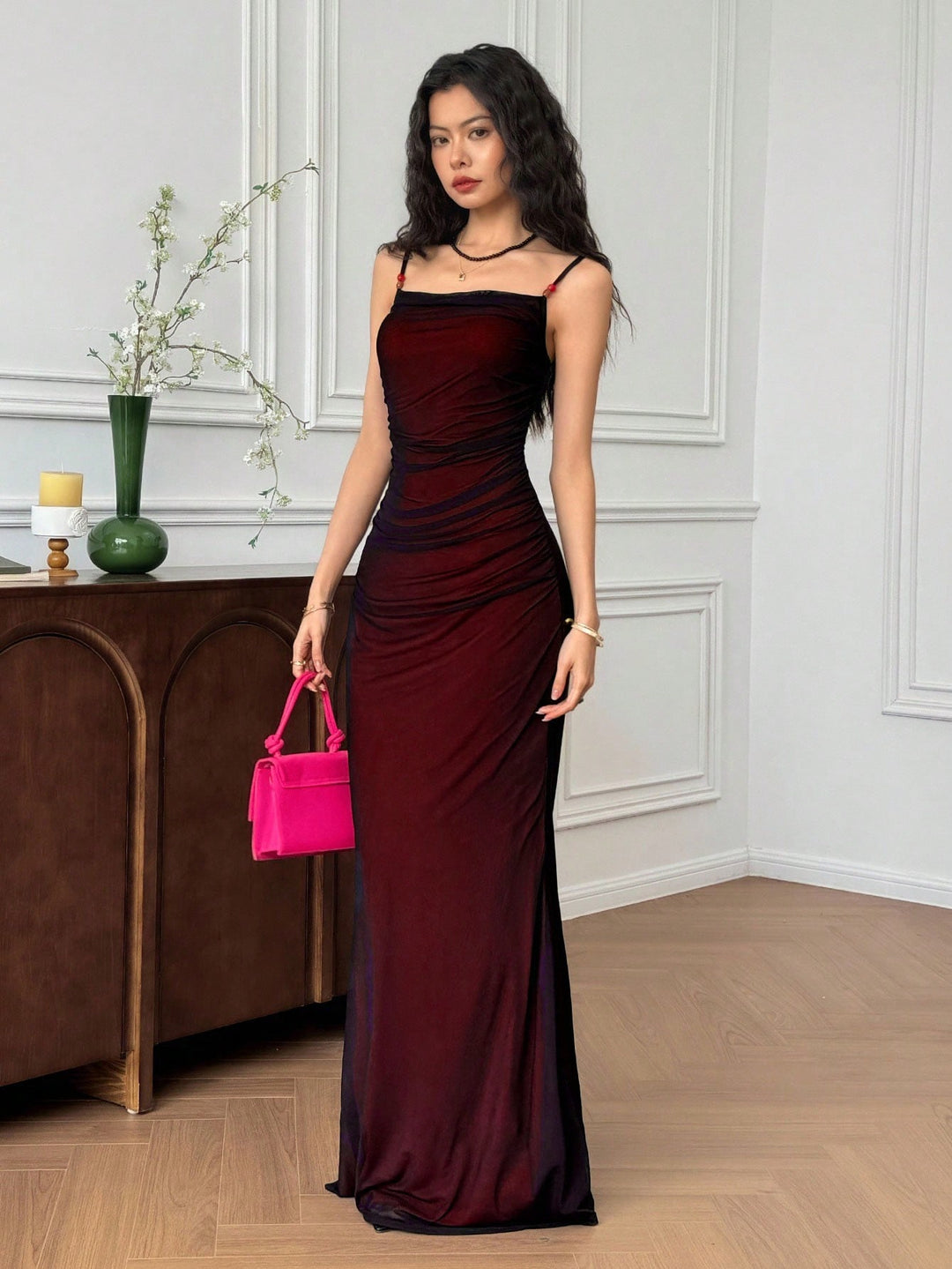 Rochie maxi SHEIN, mix culori