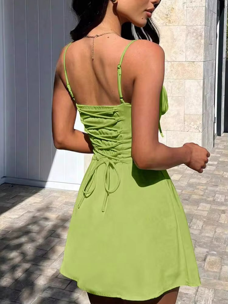 Rochie mini SHEIN, verde