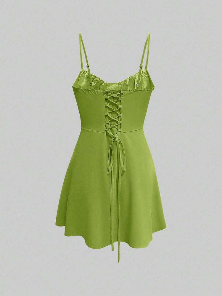 Rochie mini SHEIN, verde