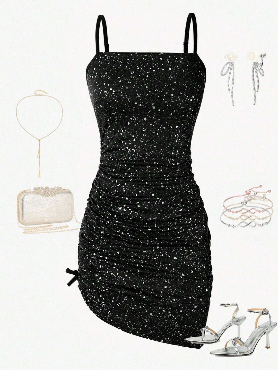 SHEIN ruha, fekete