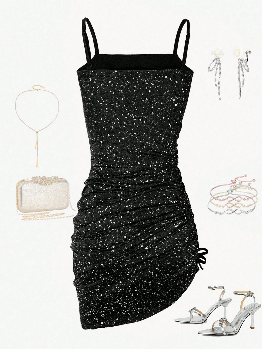 SHEIN ruha, fekete
