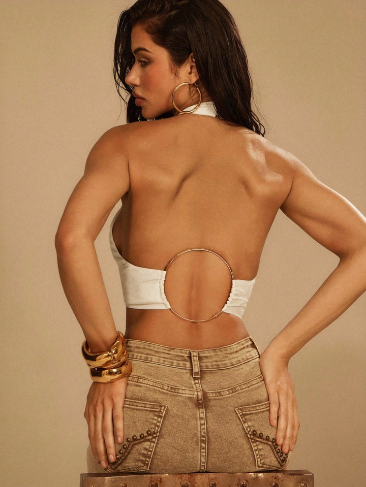 Top SHEIN, alb