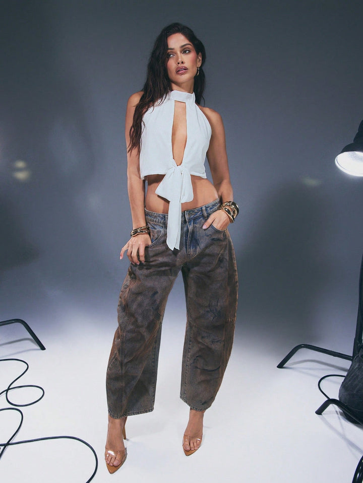 Top SHEIN, alb
