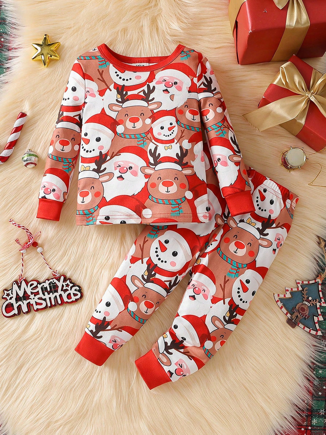 Pijama SHEIN, roșu