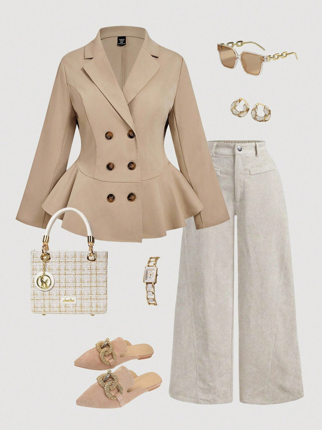 Trench SHEIN, maro