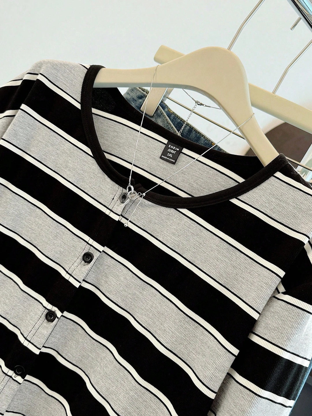 Shein Curve+ blúz, vegyes színek