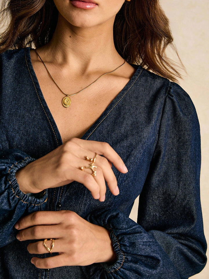Top SHEIN, albastru