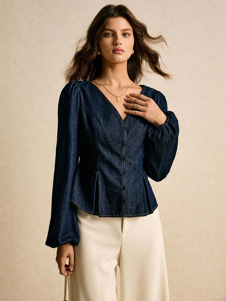Top SHEIN, albastru