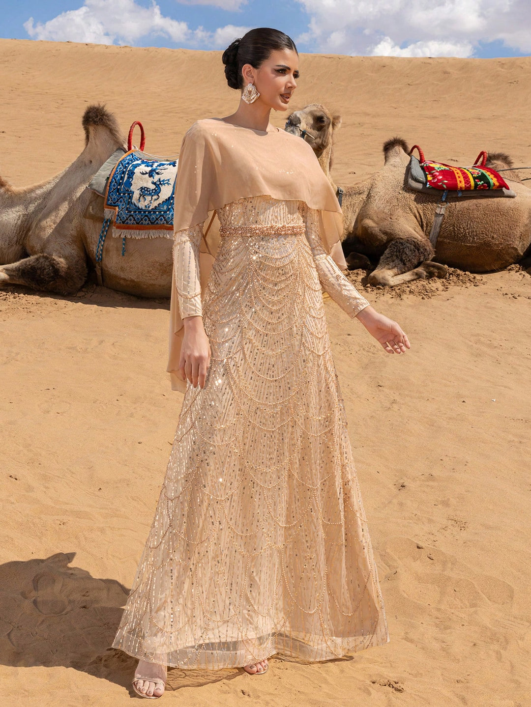 SHEIN ruha, khaki