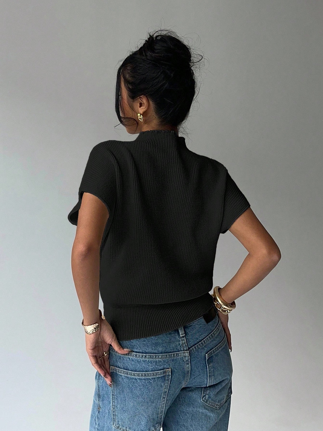 Pulover SHEIN, negru