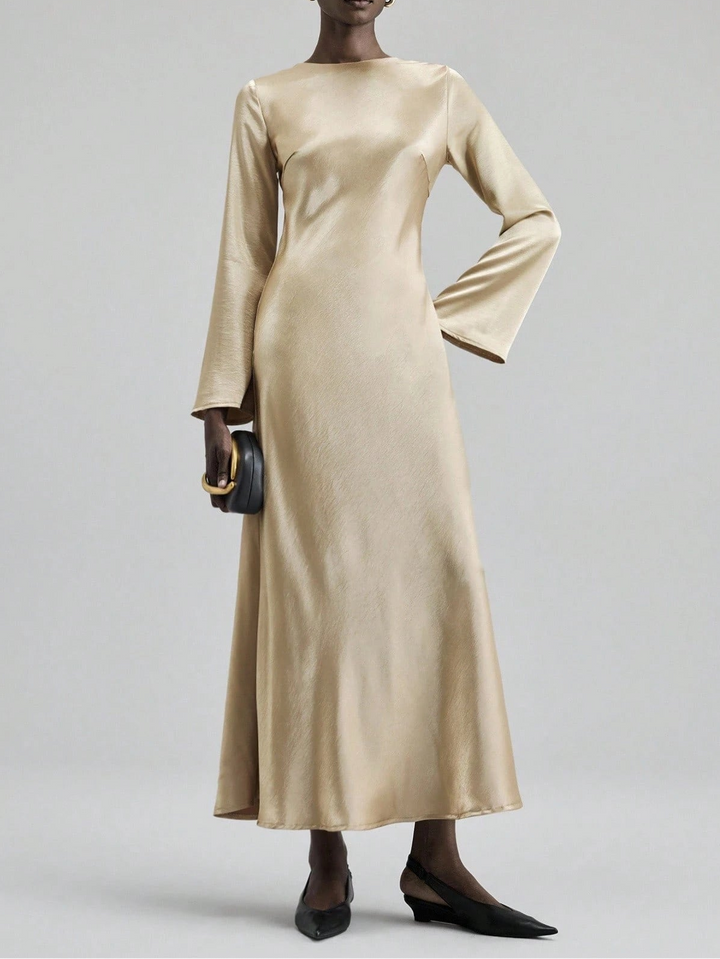 Rochie maxi Shein, bej