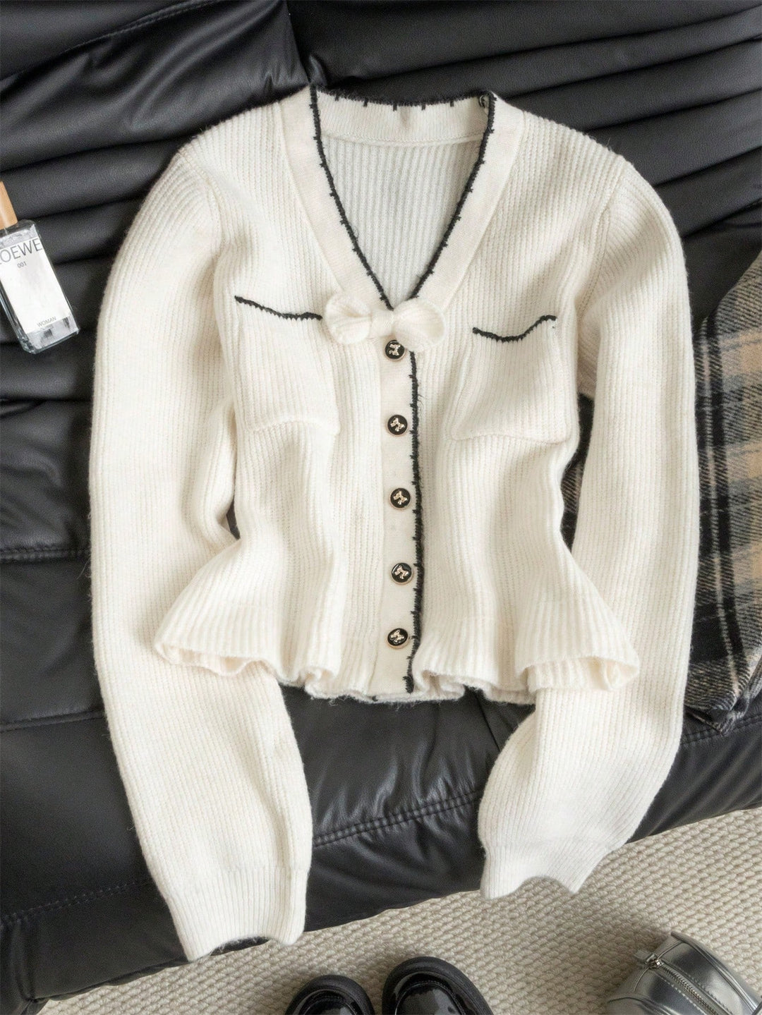 Cardigan SHEIN, alb