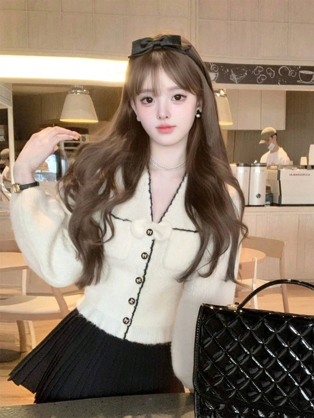 Cardigan SHEIN, alb