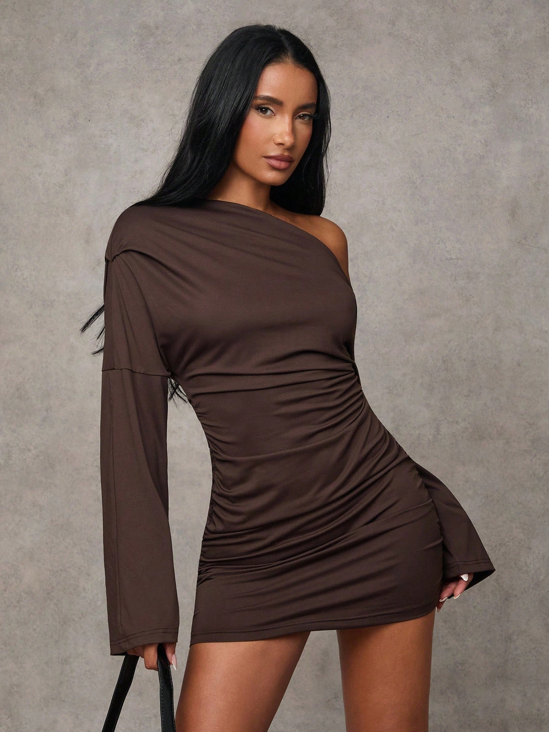 Rochie mini SHEIN, maro