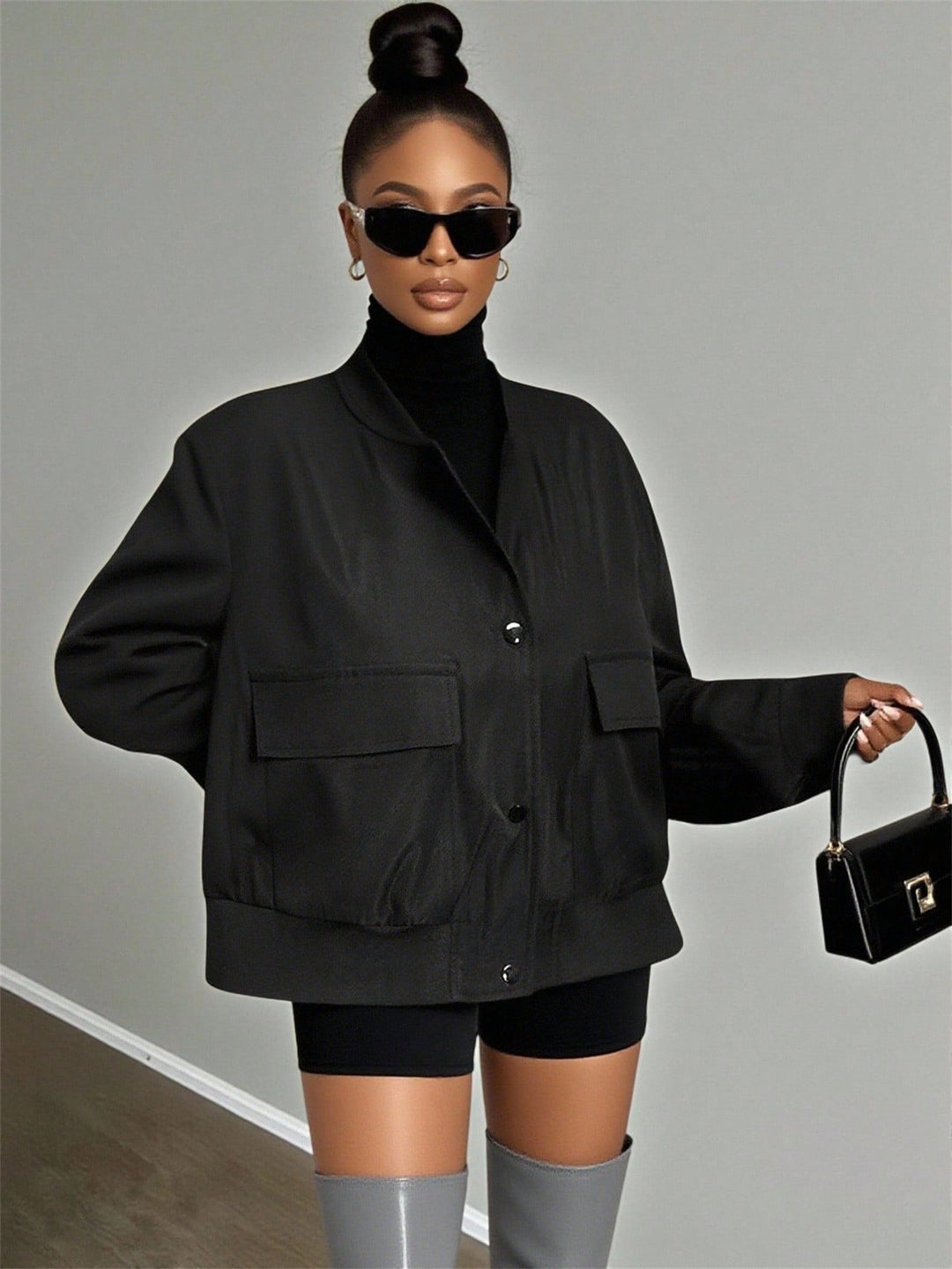 Palton SHEIN, negru