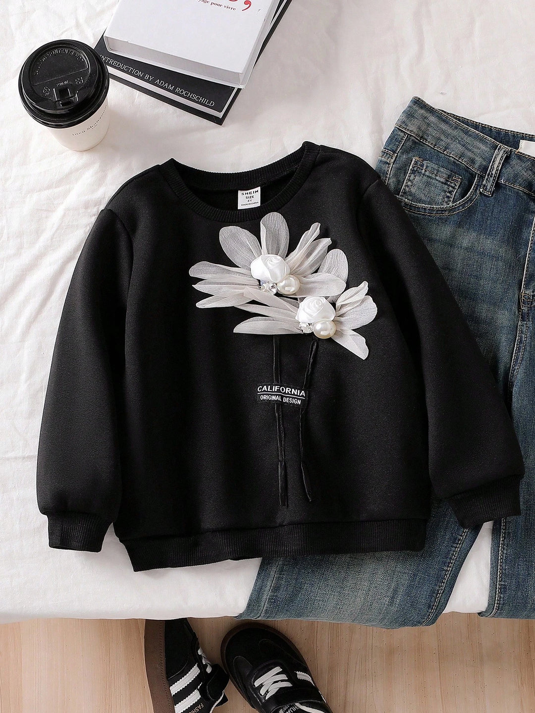 SHEIN blúz, fekete